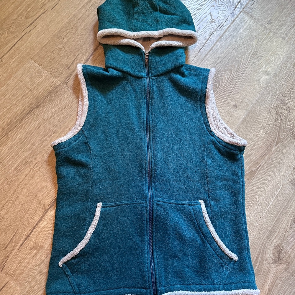 Kuhl Women's Teal Alfpaca Vest Large